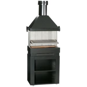 ESCALOR Barbecue inox ES PATIO charbon de bois - Neuf