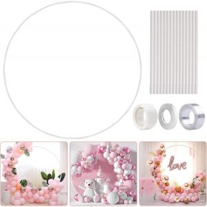 KALANKA-Balloon Arched Kit,Cadre de Cercle de Ballon,Kit de Guirlande de Ballon,kit d'arche de Ballon Rond Décoratif avec Support,Réutilisable - Neuf