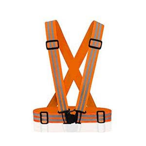 Gilet De Sécurité Réfléchissant Unisexe Réglable Avec Bande Laser ¿ Équipement Haute Visibilité Pour La Course, Le Cyclisme, Le Jogging Et Les Activités De Plein Air - Neuf
