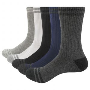 Lot De 5 Chaussettes En Laine-Xl-Pour Les Hommes De Randonnée Chaud Épais, Confortable Amorçage Thermique Travaux D'hiver Doux Chaussettes-Mixte Couleur - Neuf