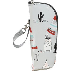 Kalanka-1pcs Sac Isotherme Biberon,Sacs Thermiques Pour Biberon,Sac De Biberon Portable Hangable,Porte-Biberon,Biberon Voyage Isolation Sac,Pour Poussette,Voyage En Plein Air - Neuf