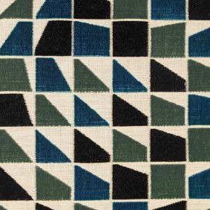 Tissu En Velours Imprim&eacute; G&eacute;om&eacute;trique - Neuf