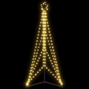 Sapin de Noël à LED 363 LED blanc chaud 182 cm - Neuf