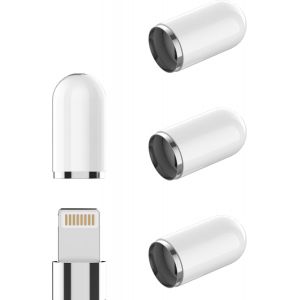 Capuchons De Remplacement (Lot De 4) pour Apple Pencil 1&egrave;re G&eacute;n&eacute;ration Capuchons De Crayon pour IPad 10eme Et Stylet Adaptateur Pomme - Neuf