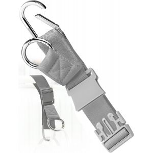 JGD-Sangle Valise Extensible, Sangle de Fixation en Nylon Haute Qualit&eacute; avec Boucle Automatique, Accessoires de Voyage pour Sacs, Valises et Bagages - Neuf