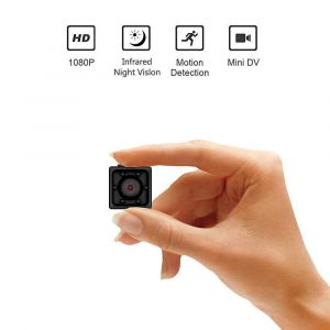 Mini caméra espion cachée 1080p avec détection de mouvement et enregistrement en boucle pour la sécurité de la maison et la surveillance de la nounou - Neuf