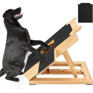 Planche À Gratter Pour Chien Bois Avec Tiroir À Friandises Caché, Tapis Lime Ongles Animaux Compagnie Coupe-Ongles 3 Angles Pour Chiens Grande, Moyenne Petite, Avec Papier Verre Remplacement - Neuf