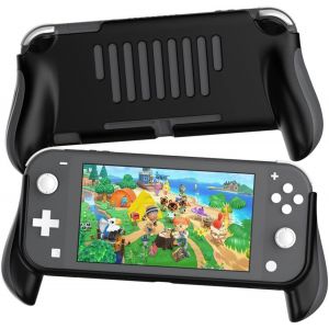 Handle Holder for Switch Lite,Ergonomic Handle and Protective Case for NS Switch Lite Controller Accessories-Black - Neuf