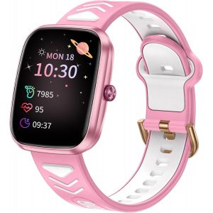 Montre Connectée Enfant Fille Garcon 1.75 Pouces Fitness Montres Podomètre 20 Modes Sportifs Calories Tracker De Fréquence Cardiaque Du Sommeil Réveil Avec/Sans App 5-15 Années Vieux - Neuf