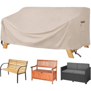 Letnerny-Housse Canape Exterieur Pour Banc 3 Places£¬Pour 137 * 96 * 73/50cm£¬600d Oxford Fabric Housses Pour Mobilier De Jardin - Neuf