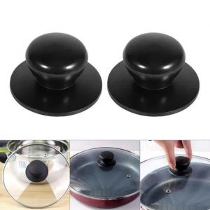 2pcs Poignée De Bouton Rechange De Couvercle De Casserole Cuisine - Neuf
