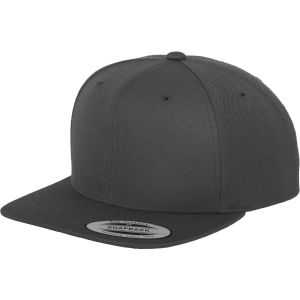 Flexfit Classic 6-Panel Snapback Casquette - Gris Fonc&eacute; - Neuf