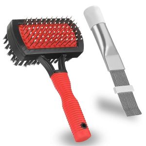 2PCS condenseur climatiseur &eacute;vaporateur bobine fin brosse de nettoyage - Neuf