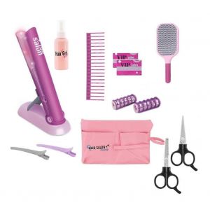 Kit de jouets pour salon de coiffure Girl Beauty, fer &agrave; lisser - Neuf