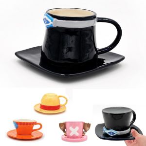 Eryi-Sabo Tasse Ceramique, Tasse One Piece, Tasse Anime, Noir Sabo's Hat Tasse A Cafe, Cadeau De Sabo Tasse Pour La Saint-Valentin, Les Anniversaires, Les Fêtes, Nouvelle Année (Sabo) - Neuf