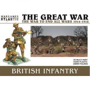 The Great War - British Infantry 1916-18 (30 Figurines) - Figurines En Plastique Rigide Multi-Parties - 28 Mm - Neuf