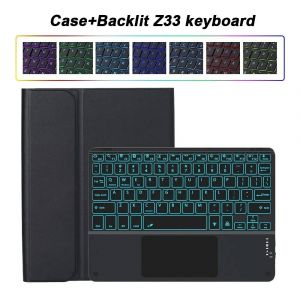 Étui Pour Clavier Pour Lenovo Xiaoxin Pad 11 Pouces Tb335fc 2025,Housse De Clavier Pour Tablette Xiaoxin Pad 11 Pouces Funda.Black Backlight C.Allemand - Neuf