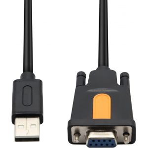 KALANKA-FT-232 Câble Adaptateur série USB vers RS232 USB 2.0 mâle vers RS232 Femelle DB9 (9 Broches) câble convertisseur série 6FT/1.8m - Neuf