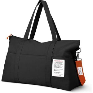 KALANKA-Sac de Voyage, Sac de Sport Homme Femme, Duffel Bag Imperméable, Ryanair Valise Cabine Sac de Bagage, Sac de Gym pour Sport, Voyages, Natation, Yoga, Noir - Neuf