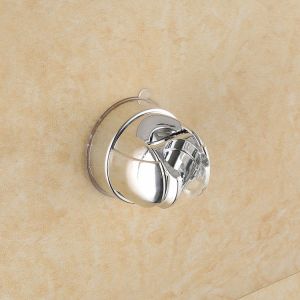 Support de pommeau de douche réglable à ventouse, support mural pour pommeau de douche à main et pulvérisateur de bidet, support adhésif - Neuf