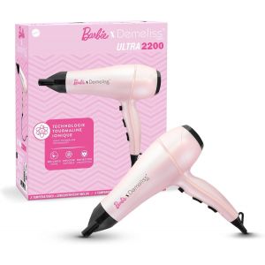 Sèche-Cheveux Ultra 2200 - Technologie Ionique Tourmaline Anti-Frisottis - 2 Vitesses, 3 Températures - Moteur Puissant Léger - Concentrateur Inclus - Brillance, Douceur - Neuf