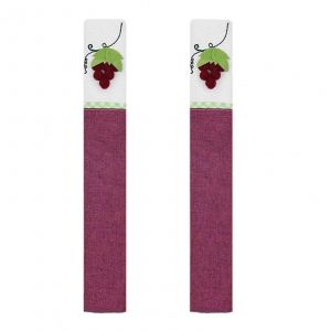 Porte De R&eacute;frig&eacute;rateur Bouton De Couvercle 4pcs R&eacute;frig&eacute;rateur Couvercle De Poign&eacute;e De Tissu R&eacute;frig&eacute;rateur Poign&eacute;e De Gants De Porte Bouton De Couvercle Doubledoor R&eacute;frig&eacute;rateur Accessoires(Violet) - Neuf