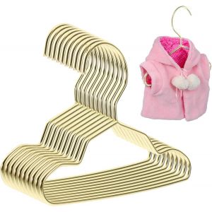 Letnerny-Lot De 10 Cintres Pour Petits Chiens, Accessoires Pour Animaux De Compagnie, Vêtements De Chat, Cintres En Métal Pour Bébé Portable - Neuf