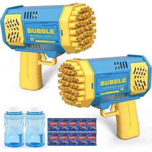 Jouets pour gar&ccedil;ons et filles de 3 &agrave; 8 ans : lot de 2 machines &agrave; bulles pour - Neuf