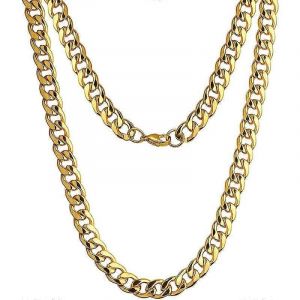 Collier Simple Nk En Acier Titane Pour Hommes Twisted Piece Cha&icirc;ne En Acier Inoxydable Bijoux Cor&eacute;ens Cha&icirc;ne Domineering Rugueux - Neuf