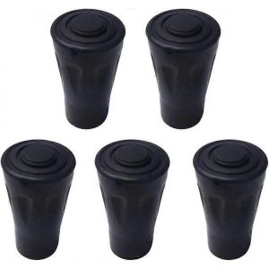 5pcs Extérieur Caoutchouc Couvre-Pied Bâtons De Marche En Caoutchouc Capuchons Protecteurs De Pointe De Poteau Accessoires De Bâton De Trekking - Neuf