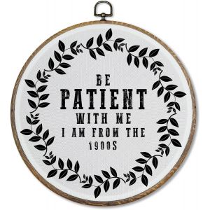 Decor Murale Ronde Amusante Encadree, Imprime Art sur Toile Bureau, Decoration Murale pour Maison Chambre Salon Bureau, 10x10 Pouces - Neuf