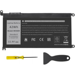 11.4V/42Wh WDXOR Laptop Battery for Dell Inspiron 15 5000 5565 5567 5568 5570 5578 5579 5538 13 7368 7378 17 5765 5767 5770 570 5770 5775 Latitude 34 189 3480 3580 3379 Vostro 5468 5568 - Neuf