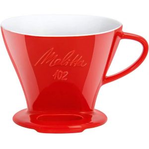 Cmws-Porte Filtre &Agrave; Caf&eacute; En Porcelaine, Pour Over, Rouge, Taille 102 - Neuf