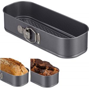 Subzonal-10027917, Anthracite Rectangle &Agrave; Charni&egrave;re, Moule &Agrave; Manqu&eacute; Rectangulaire, D&eacute;montable, Antiadh&eacute;sif, 31 X 12 Cm - Neuf