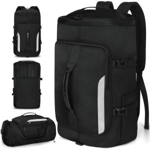 Acdsgd-Sac De Sport De 45 L Avec Compartiment &Agrave; Chaussures Et Compartiment Humide, Grand Sac De Voyage Pour Homme Et Femme Avec Sac &Agrave; Dos Weekender Pour Les Vacances Sportives, Les Voyages, La Salle - Neuf