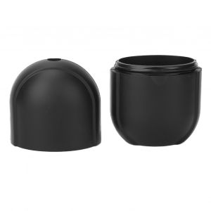 Tasse De Massage A Glace Pour Le Visage, Soulagement De L'inflammation Et De La Douleur, Compresse De Glace En Silicone, Rouleau De Massage Noir - Neuf