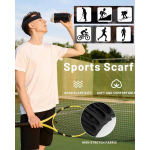 Lot De 6 Bandeaux De Sport Pour Femme &iquest; Bandeau De Cheveux Antid&eacute;rapant, Bandeau Sportif, &Eacute;vacuant L'humidit&eacute;, Bandeaux De Cheveux Pour Le Yoga, La Course, Le Cyclisme - Neuf