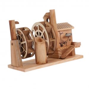 Roue A Aubes Musicale, Decoration De Bureau Musicale, Objet Decoratif Mecanique, Modele De Roue A Aubes, Decoration En Bois Pour La Maison, - Neuf