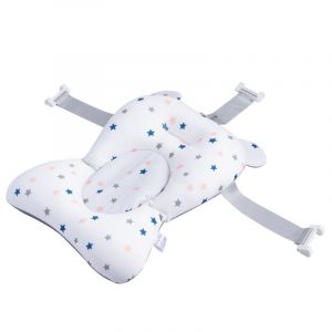 B&eacute;b&eacute; B&eacute;b&eacute; Si&egrave;ge De Bain Doux Nager Ins&eacute;rer Avec Boucle R&eacute;glable Flottante, Blanc - Neuf