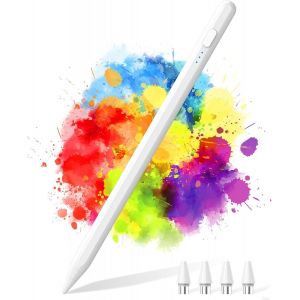 Stylet magn&eacute;tique Bluetooth pour iPad Apple Pen 2018-2022, Compatible avec iPad 10/9/8/7/6, Air 5/4/3, Mini 6/5, Pro 11"", Pro 12,9 - Neuf