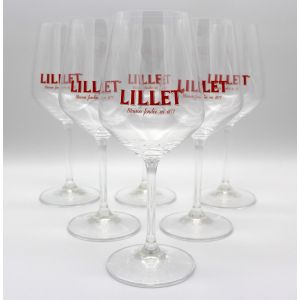 Lot De 6 Verres Lillet, 60 Cl, Neuf Et Officiel - Neuf