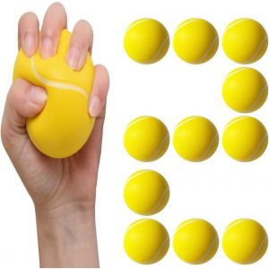 Checarzhn--No1-12pcs Balles De Tennis En Mousse,Mini Balles De Mousse Éponge Balle De Tennis Balles Balle De Tennis En Mousse De Sport,Petite Balles En Mousse - Neuf