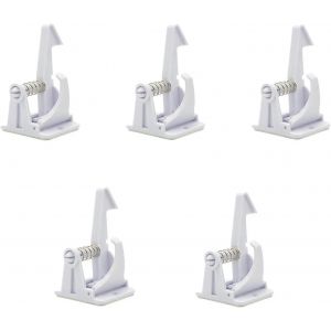 Appuyez et collez la serrure de tiroir Serrures invisibles pour l'armoire de porte de tiroir Serrure de tiroir de sécurité invisible - Neuf