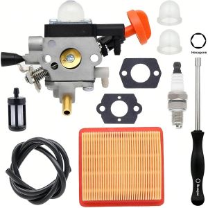 Carburateur Kit Reglage Compatible STIHL Tondeuse Debroussailleuse FS89 FS89R FS91R FC91 FC96 FS111 FC111 FS111R FS111RX KM91 KM91R KM111R HT102 HT103 4180-120-0615 - Neuf