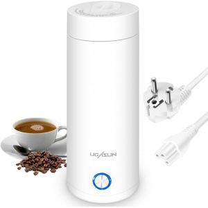 Mini Bouilloire Electrique De Voyage, 3 En 1 Mini Bouilloire Et Mini, Bouilloire Electrique 3 Minutes De Cuisson Rapide, 400ml Bouilloireelectrique Portable Th&eacute;, Lait, Caf&eacute; - Neuf