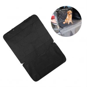 Hjlian Tapis De Coffre De Voiture En Tissu Oxford 600d Noir, Impermeable Et Anti-Salissure, Pour Chien Et Animal De Compagnie, 133 X 204 Cm - Neuf