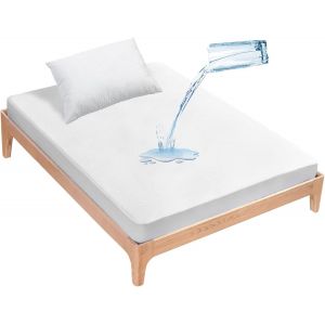 Ulteronixshop-Prot&egrave;ge-matelas 90x180 cm, imperm&eacute;able, taie d'oreiller 74x48 cm, respirant, anti-acarien, protection incontinence, surmatelas hygi&eacute;nique - Neuf