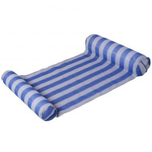 Flotteurs De Piscine A Rayures, Matelas A Eau, Matelas Gonflable, Lit De Couchage, Hamac D'eau, Jouets Amusants D'ete - Neuf