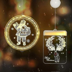 3D Lampes Suspendues pour les Arbres de No&euml;l - piscine Ext&eacute;rieure-piscine Int&eacute;rieure Guirlande de D&eacute;coration - Neuf