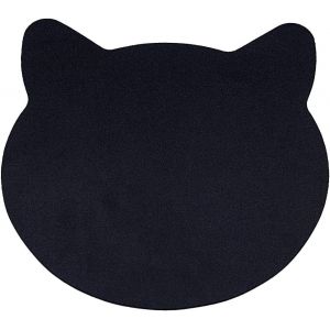 Cat Mouse Pad,Cute Office Accessories for Office,Gaming,Laptop,Office Supplies (Black) - Neuf
